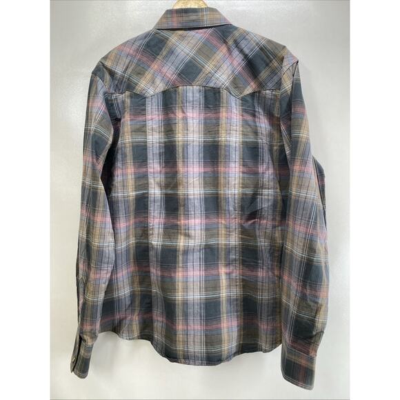 Wrangler Retro Premium Pearl Snap Long Sleeve Western Shirt Men’s Large 46” - Picture 6 of 8